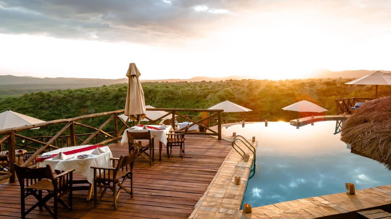 Escarpment Luxury Lodge Manyara Mto wa Mbu Kültér fotó